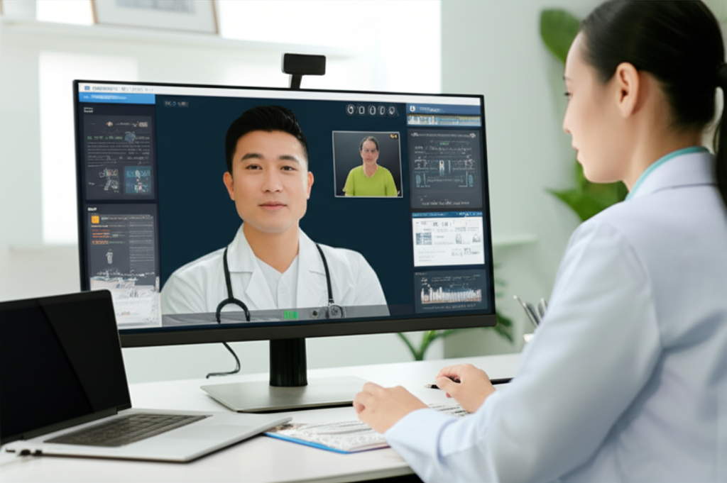 AI-powered telemedicine consultation in a rural Philippine setting